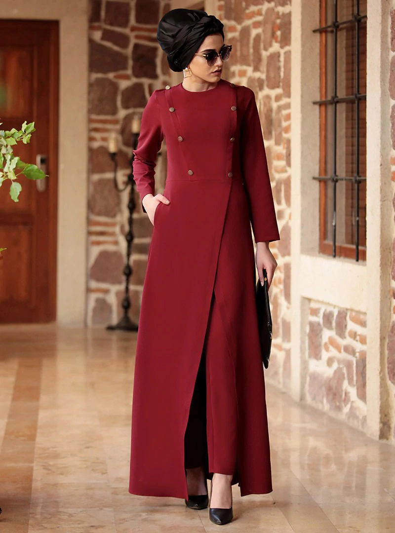 Yh14 Middle East Dress Women&prime;s Banquet Dress Muslim Worship Gown