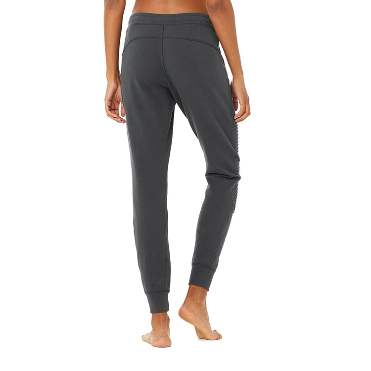 Customize Pleating Sport Yoga Wear Slim Fit Women Jogger Pants