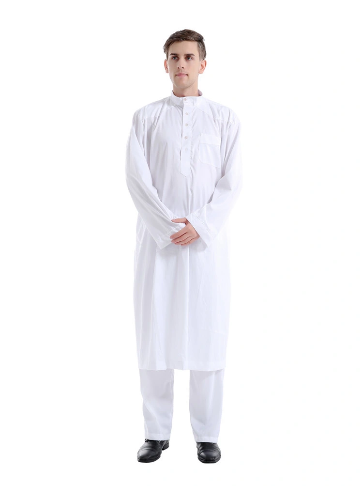 Saudi Style Arabic Thobe Men&rsquor; S Arab Robe Men&rsquor; S Muslim Clothes Ramadan Middle East Ethnic Clothes