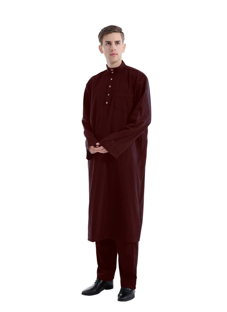 Saudi Style Arabic Thobe Men&rsquor; S Arab Robe Men&rsquor; S Muslim Clothes Ramadan Middle East Ethnic Clothes