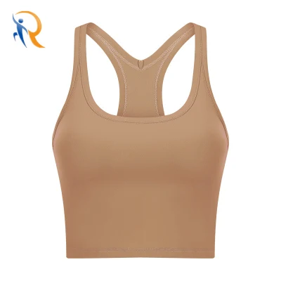 Yoga Vest with Chest Pad Women′s Skin